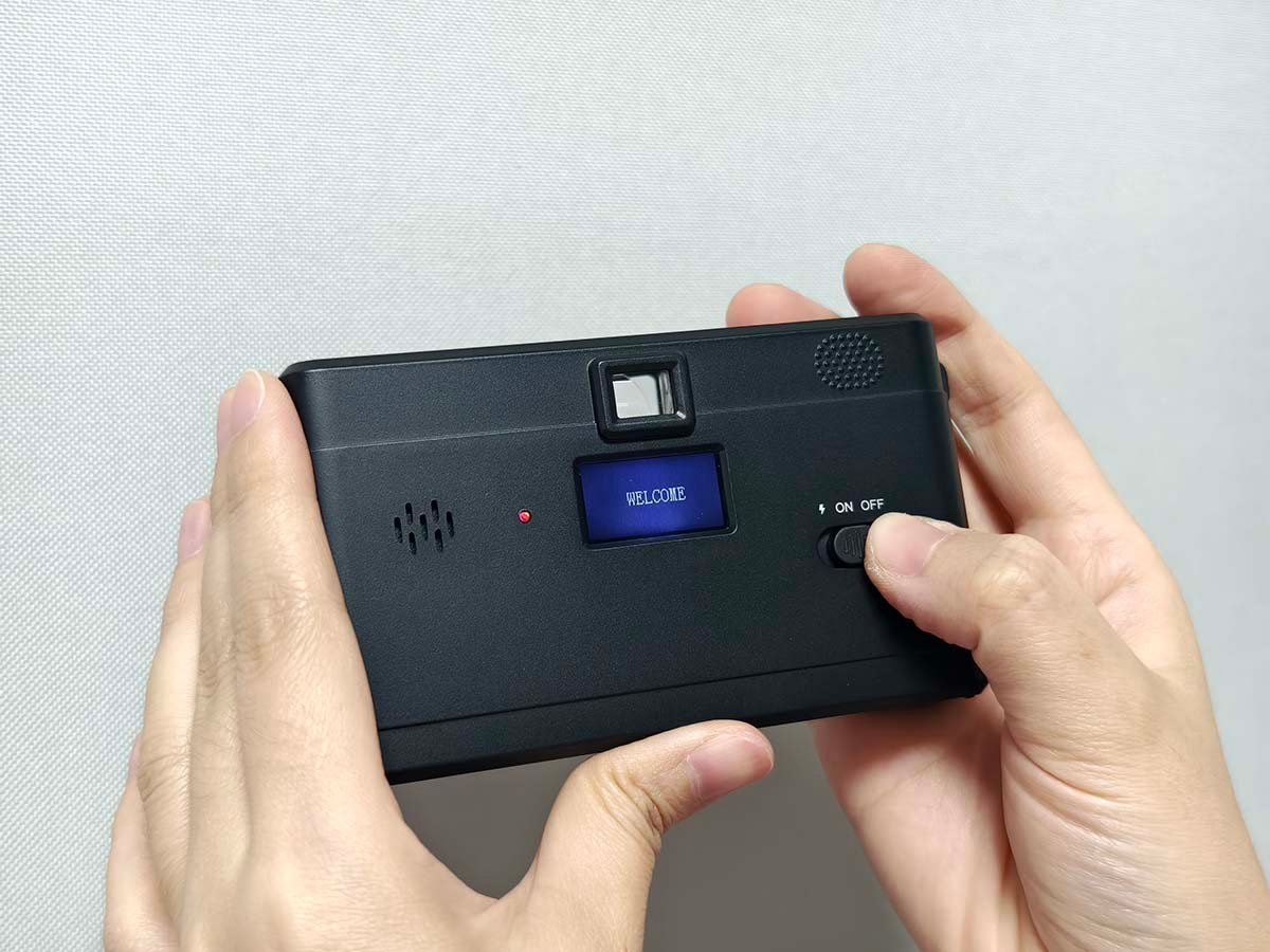Power switch: OFF, ON, flash